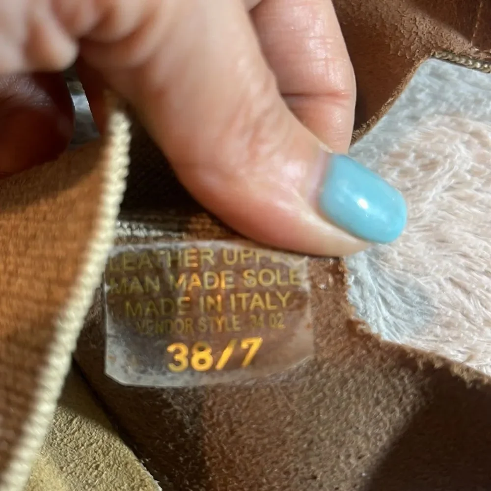 Bionatural leather sandals size 7